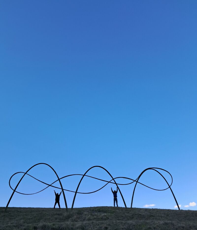 GIBANJE (MOVEMENT) - a Land Art by ARUNDO